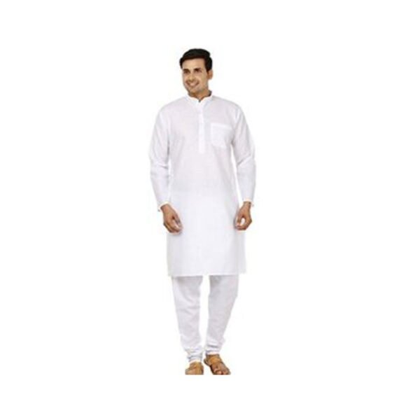 Pure cotton White Kurta Pyjama set