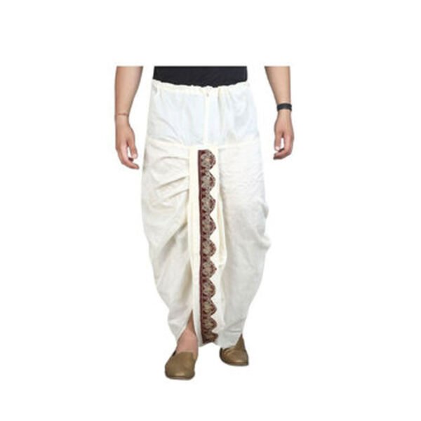 DISONE White Dhoti for Men